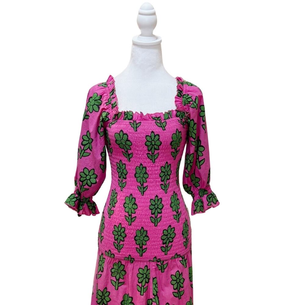 Rhode Eva Maxi Dress XS Pink - Picture 3 of 7